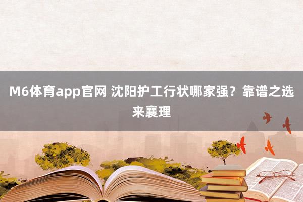 M6体育app官网 沈阳护工行状哪家强？靠谱之选来襄理
