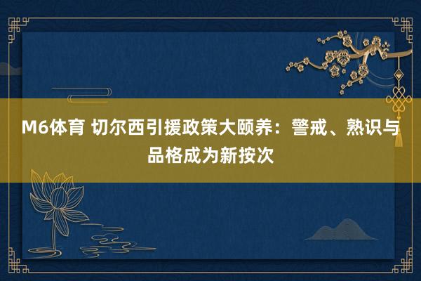 M6体育 切尔西引援政策大颐养：警戒、熟识与品格成为新按次